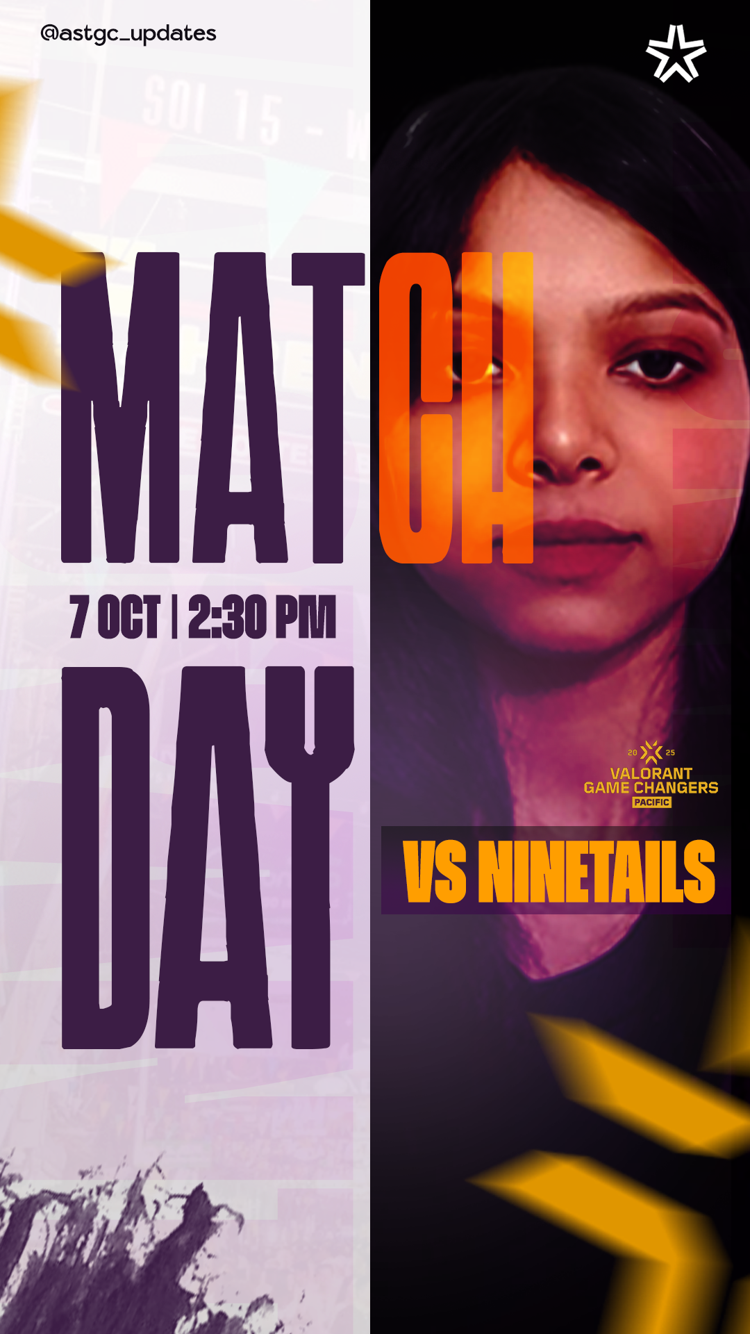 Instagram story — Match Day AST October 7